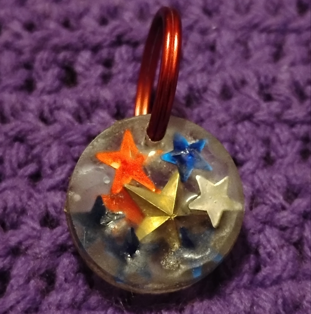 Colorful Star Keychain for Kids